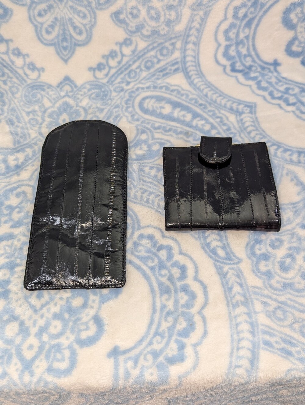 Wallet and Glasses Case Set